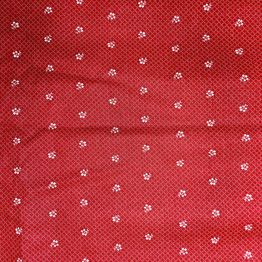 2 1/2 yds Brick Floral