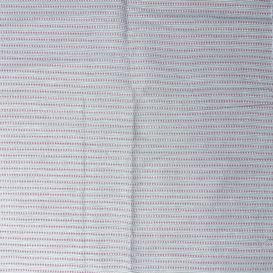 2/3 Yd Tan Red Stripe