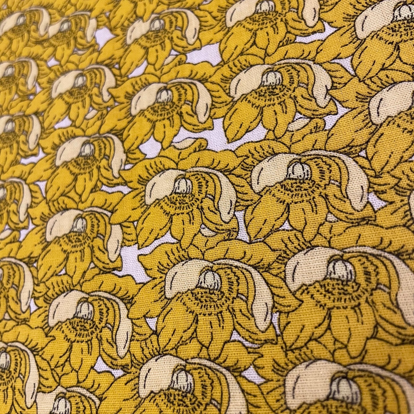 3 3/4 Yds Yellow Daffodil, Joann Fabrics
