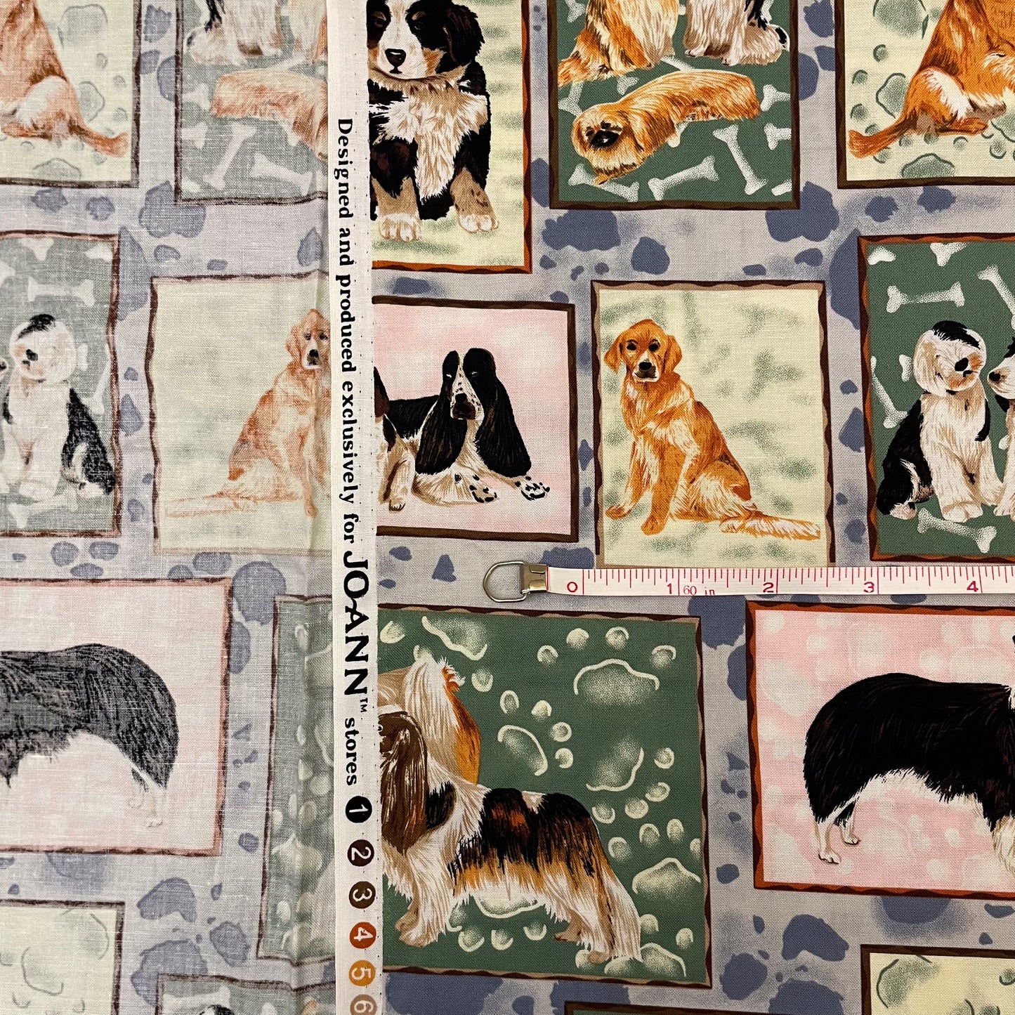 3 Yds Dog Squares, Joann Fabrics