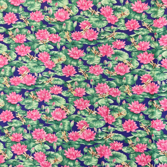 1 Yd x 44" Lily Pad Cotton Woven Fabric