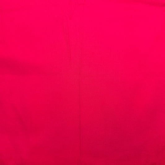 1 1/3 Yds x 54" Bright Pink Lightweight Denim, Slight Stretch Fabric