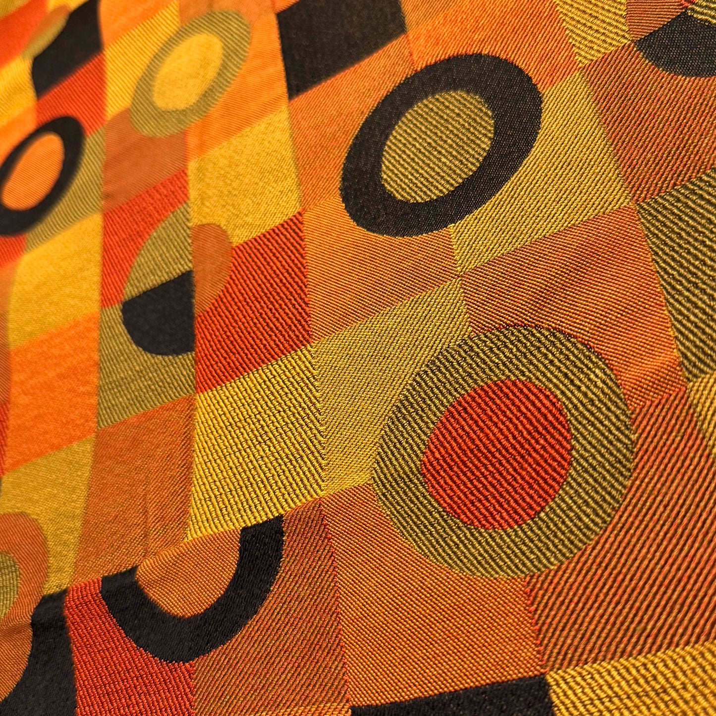 1 Yd x 60" Circle Square Upholstery Weight Cotton (Blend?) Fabric