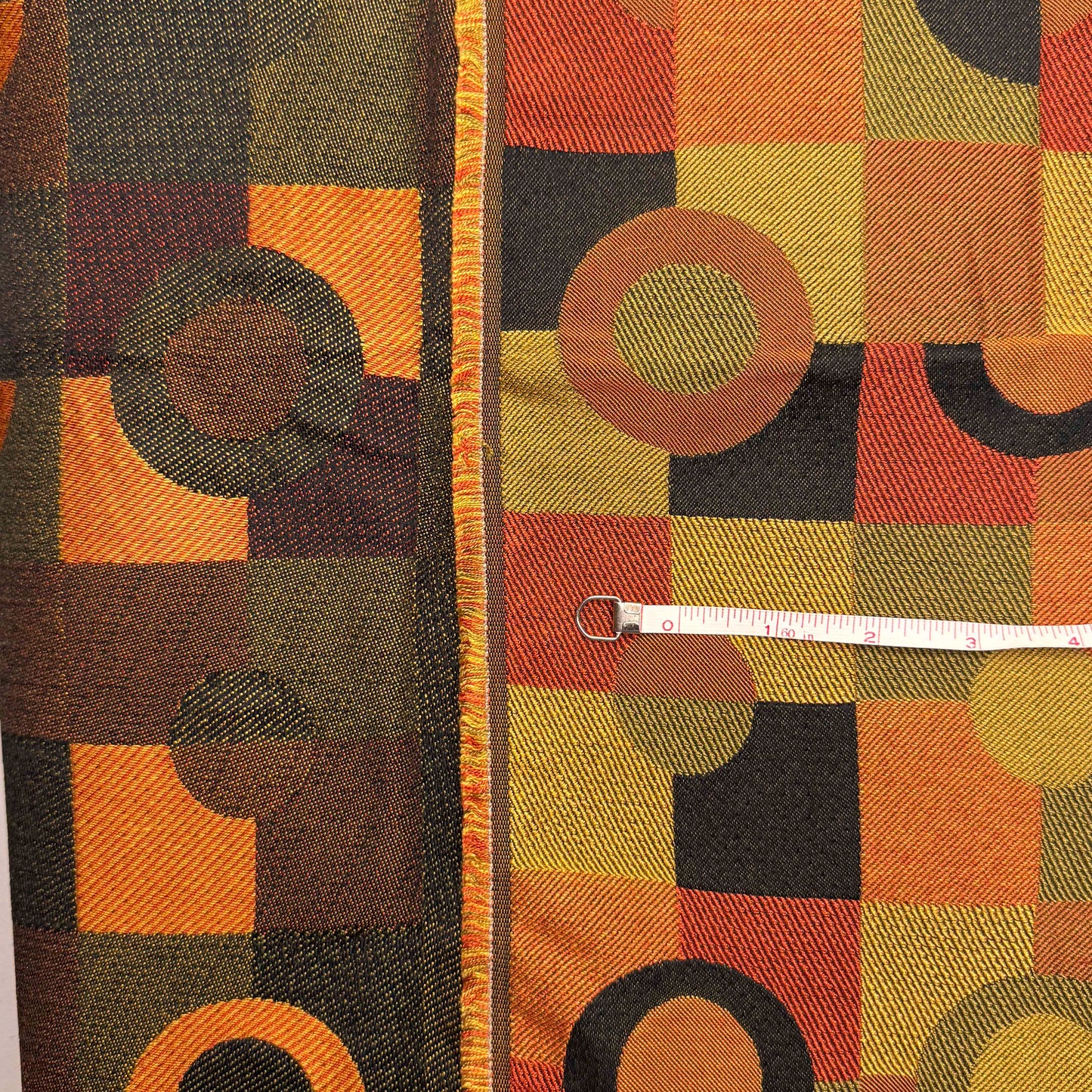 1 Yd x 60" Circle Square Upholstery Weight Cotton (Blend?) Fabric