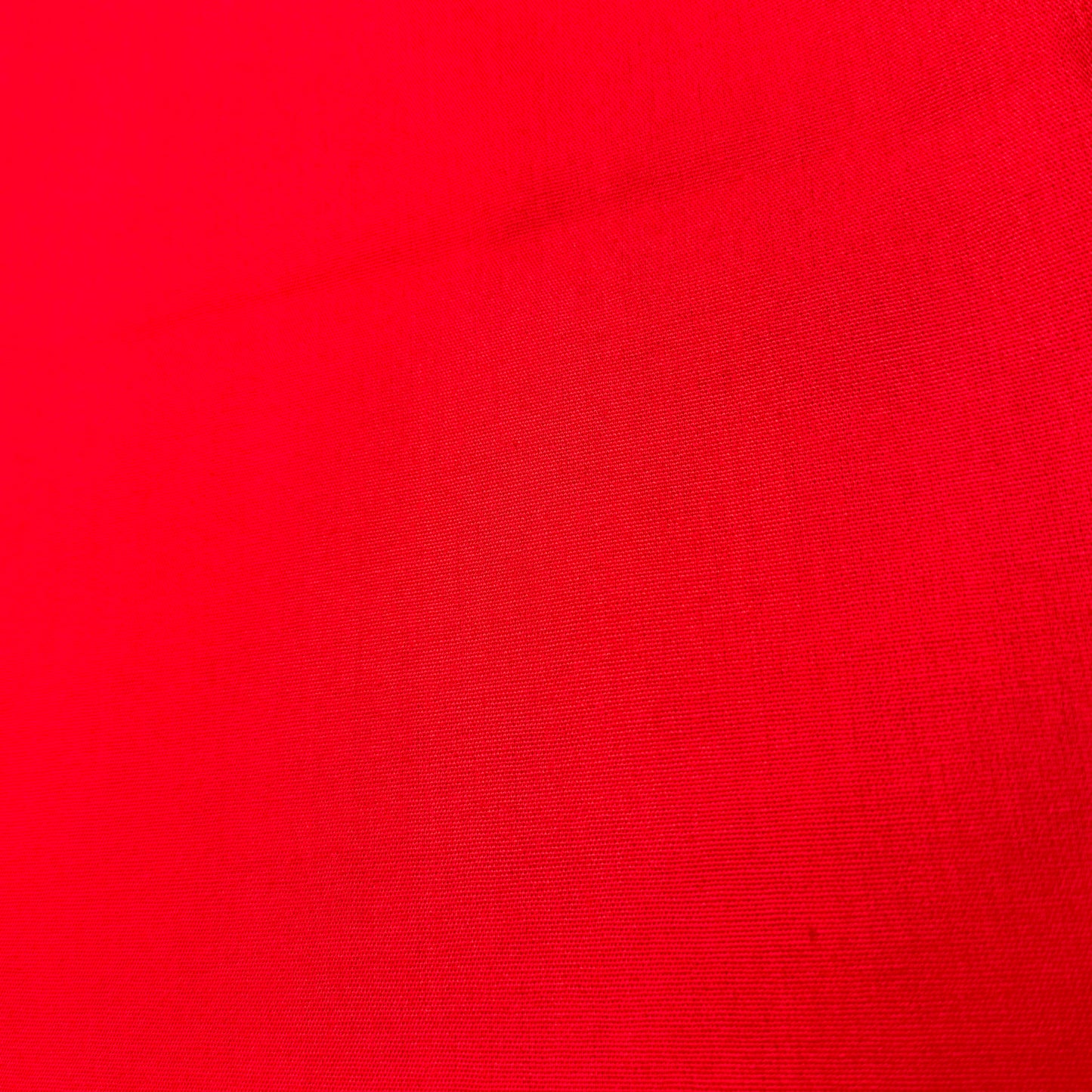 1 1/2 Yds x 45" Orange Red Polyester (blend?) Fabric