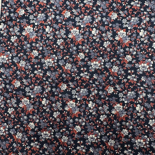 9 1/4 Yds x 44" Cool Floral Hometown Americana by Connecting Threads Cotton Fabric