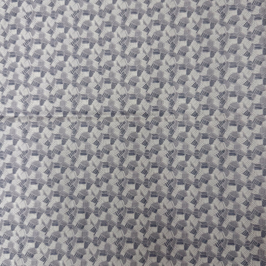 ✂️ 44" Blueberry Hatchmarks Hometown Americana by Connecting Threads Cotton Fabric