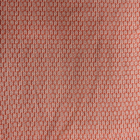 ✂️ 44" Red Orange Geometric Hometown Americana by Connecting Threads Cotton Fabric