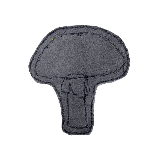 Mushroom Sew-on Patch, 4" x 5"