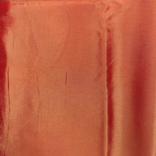 1 1/4 Yds x 60" Orange Yellow DuoTone Polyester Fabric