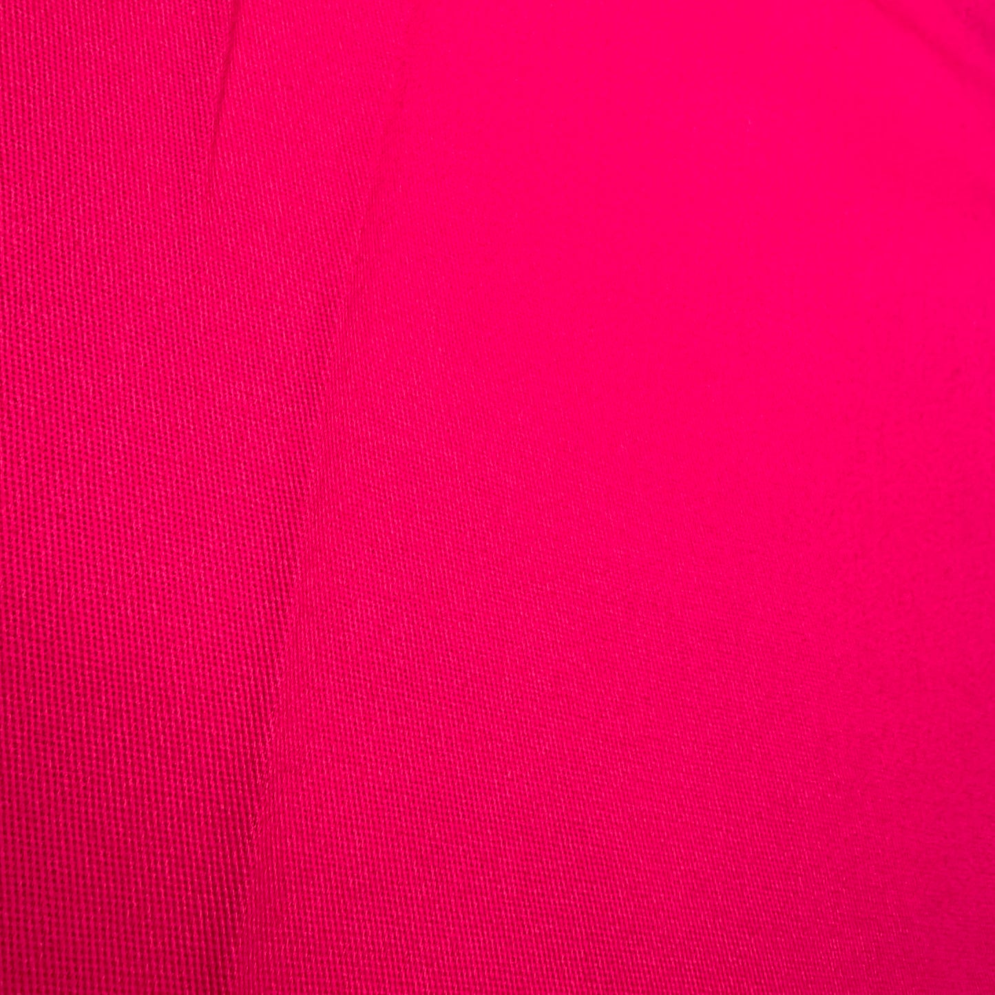 1 1/2 Yds x 54" Bright Pink Lightweight Denim Cotton Slight Stretch 0015