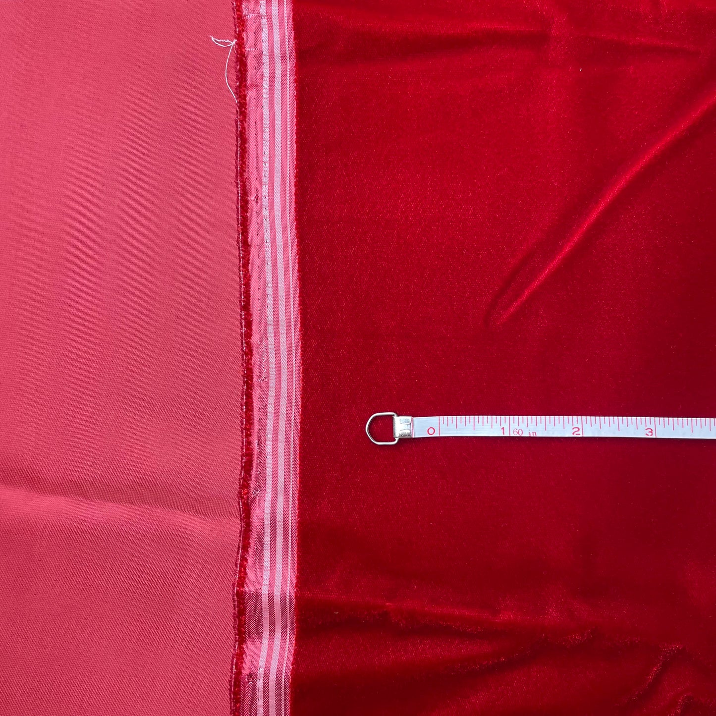 3/4 Yd Red Velvet