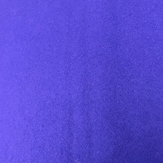 3/4 Yd Blue Purple Melton Wool
