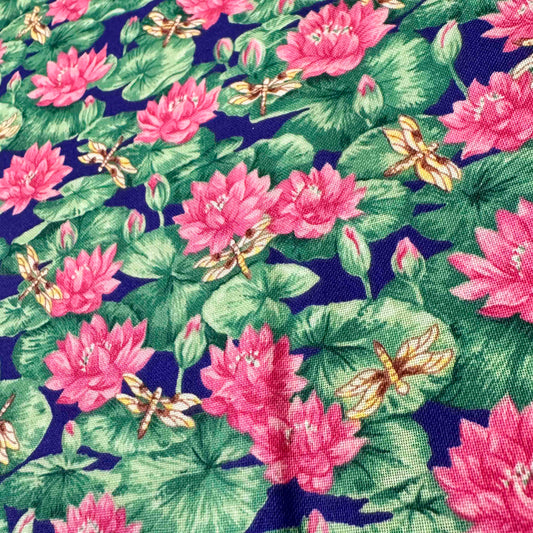 1 Yd x 44" Lily Pad Cotton Woven Fabric