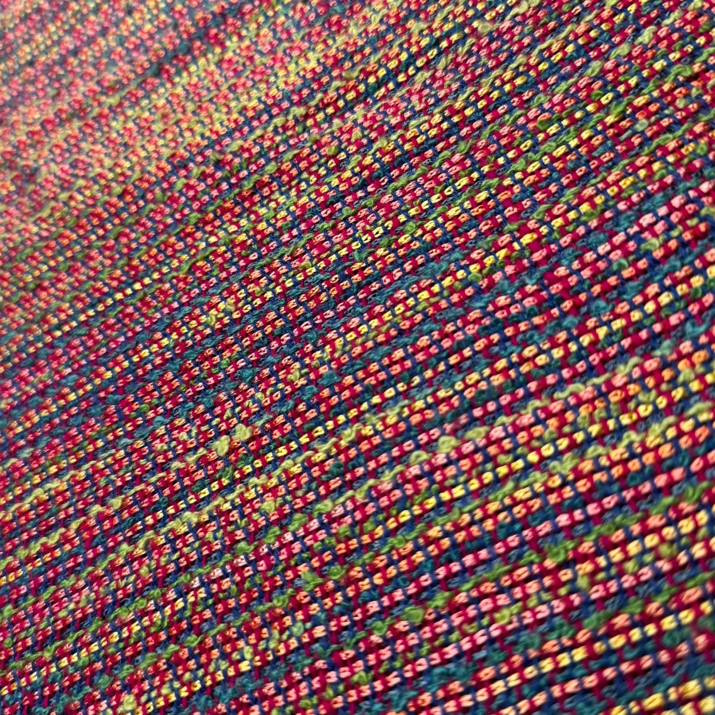 3 1/2 Yds x 60" Rainbow Weave Polyester Fabric