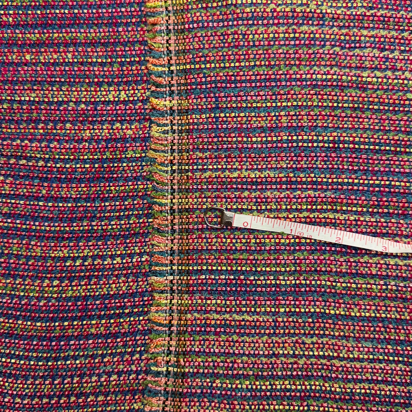 3 1/2 Yds x 60" Rainbow Weave Polyester Fabric