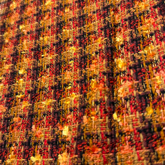 3 1/3 Yds x 60" Autumnal Textured Weave Polyester Fabric