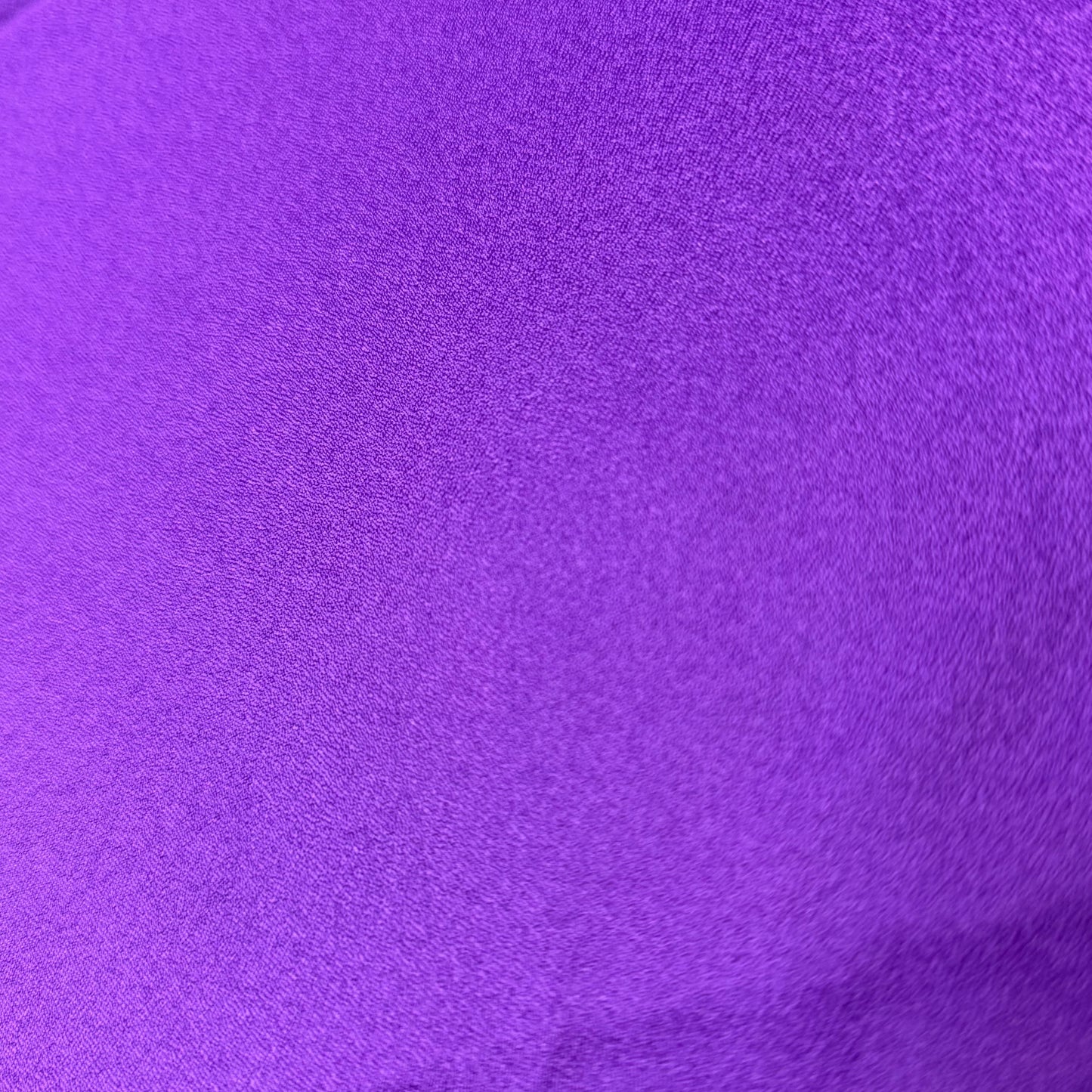 1 3/4 Yds x 45" Eggplant Purple Polyester Crepe Fabric