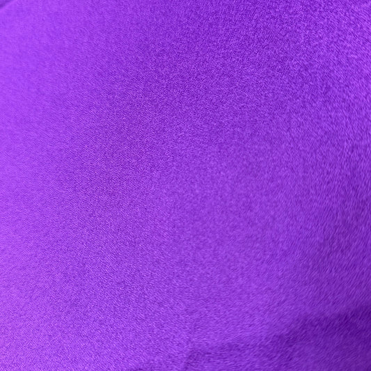 1 3/4 Yds x 45" Eggplant Purple Polyester Crepe Fabric
