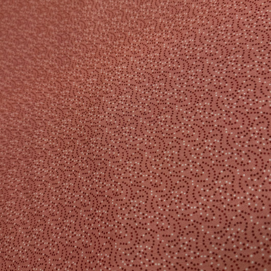 5 Yds x 44" Dusty Rose Windblown Dots Hometown Americana by Connecting Threads Cotton Fabric