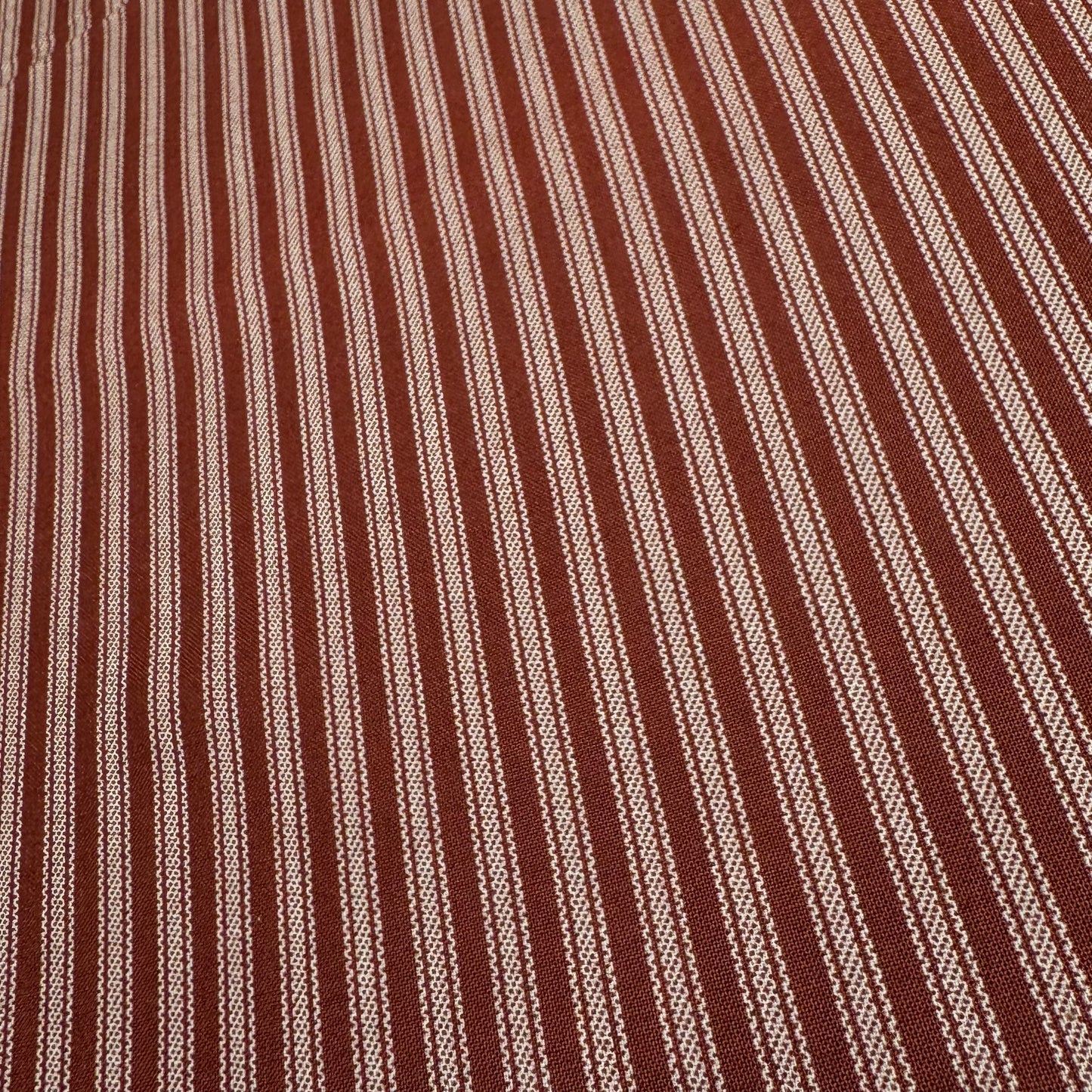 5 1/3 Yds x 44" Ticking Stripe Barn Red Hometown Americana by Connecting Threads Cotton Fabric