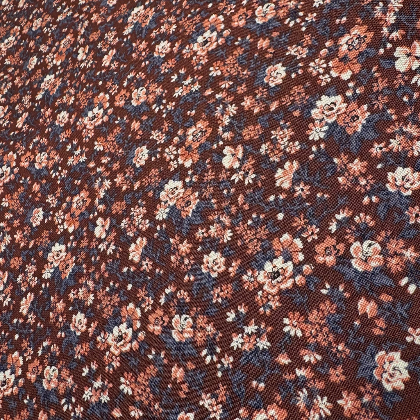 5 3/8 Yds x 44" Warm Floral Hometown Americana by Connecting Threads Cotton Fabric