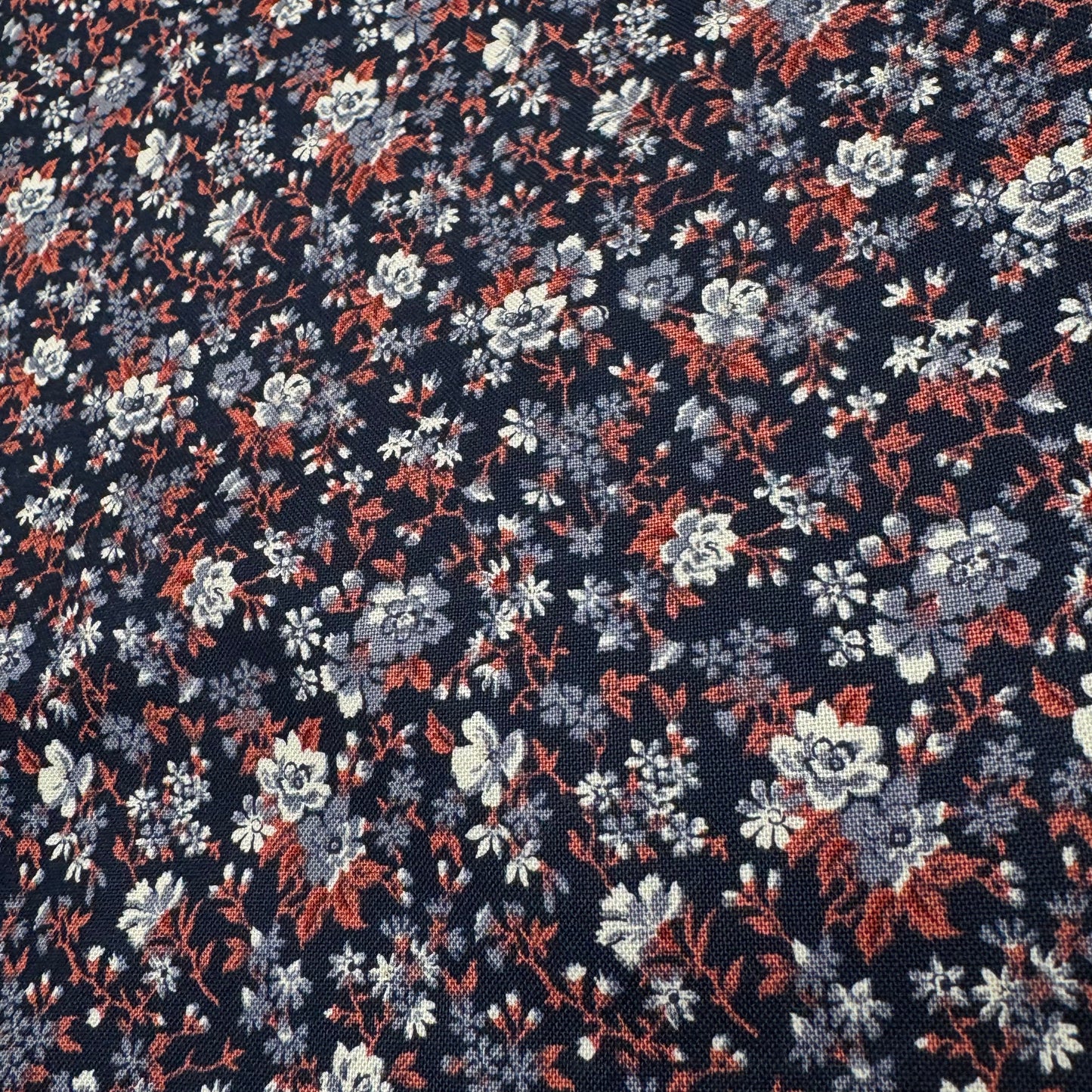 9 1/4 Yds x 44" Cool Floral Hometown Americana by Connecting Threads Cotton Fabric