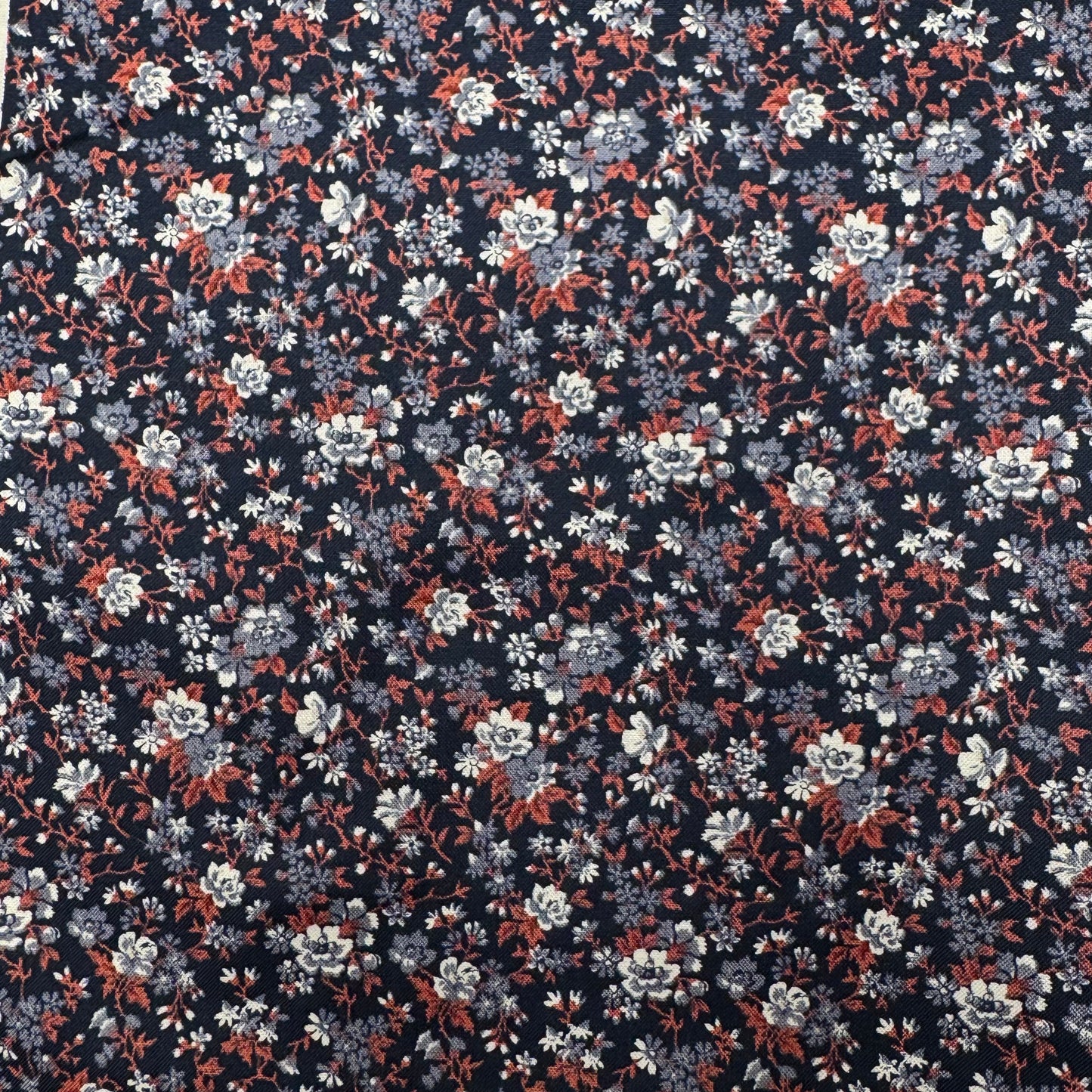 9 1/4 Yds x 44" Cool Floral Hometown Americana by Connecting Threads Cotton Fabric