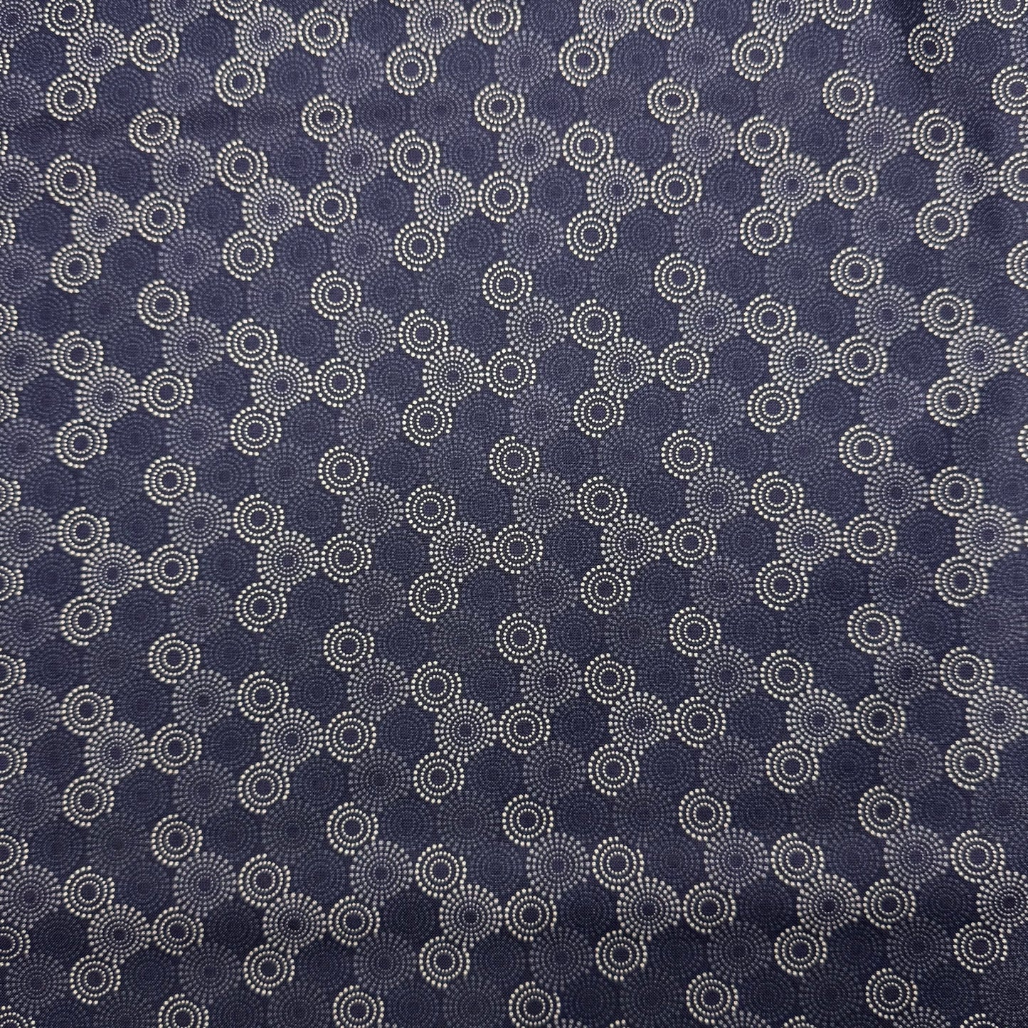 4 2/3 Yds x 44" Navy Independence Hometown Americana by Connecting Threads Cotton Fabric