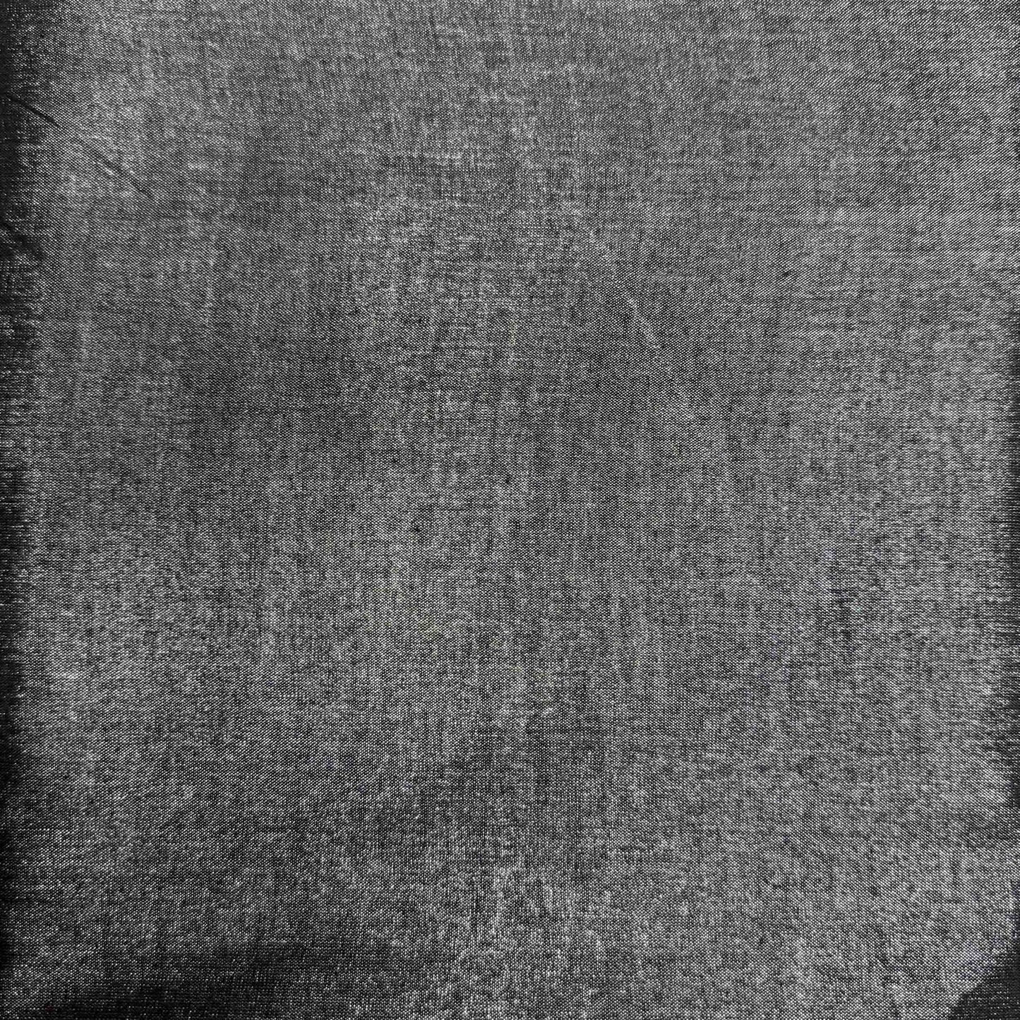 1 Yd x 46" Silver Black Shiny Synthetic Fabric