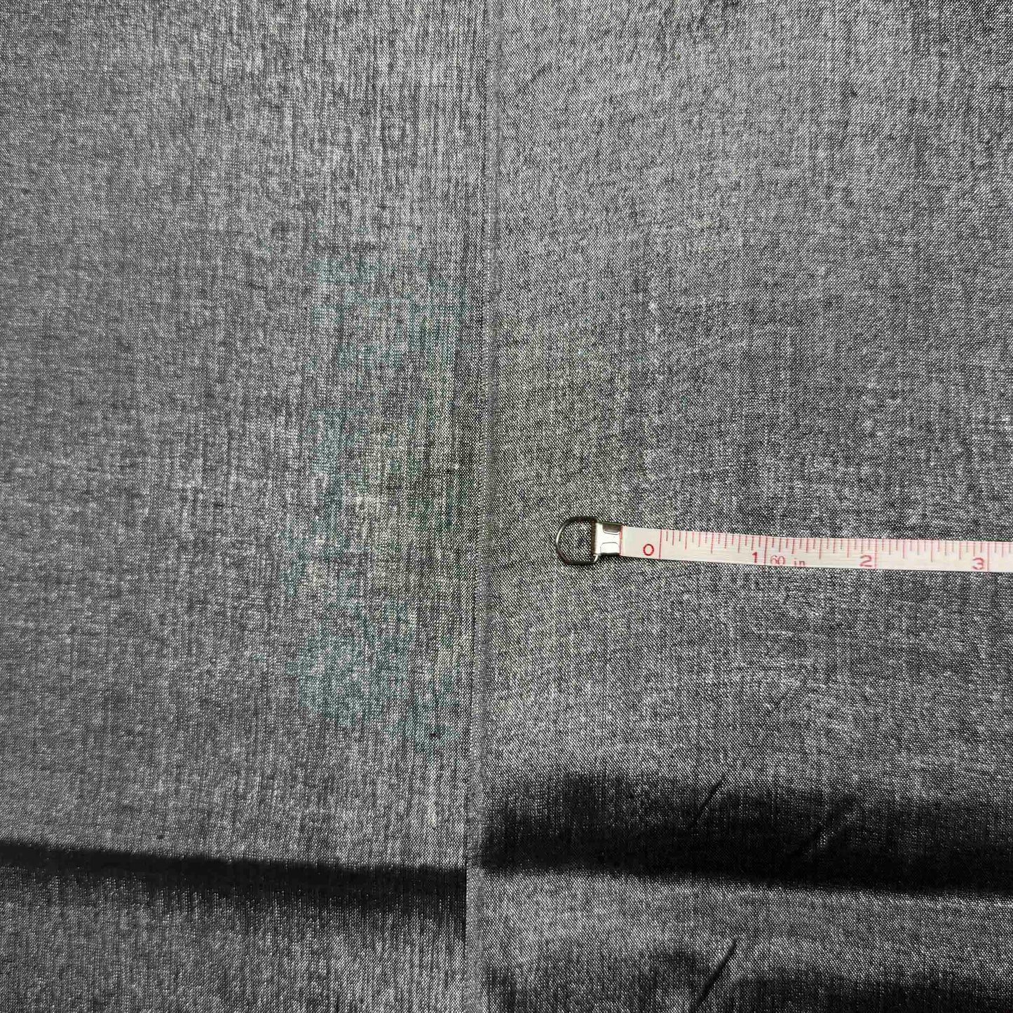 1 Yd x 46" Silver Black Shiny Synthetic Fabric