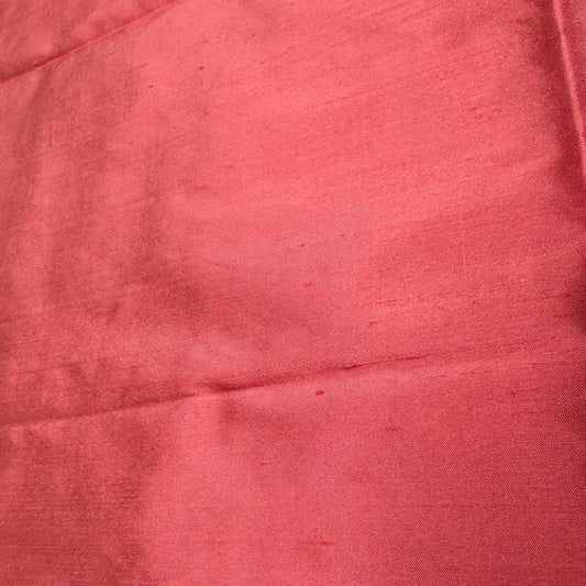 5/8 Yd x 45" Bubblegum Pink Textured Silk Fabric