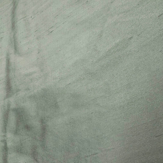 1 3/8 Yds x 45" Sage Green Textured Silk Fabric