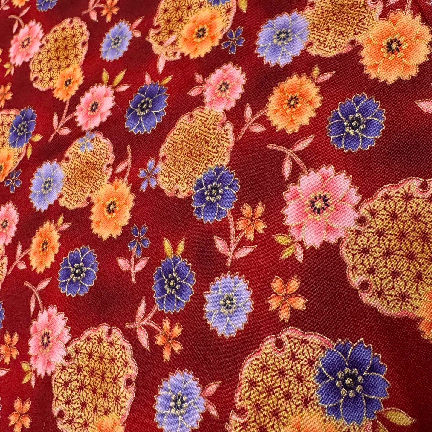 5 1/2 Yds x 42" Kimono Collection Quilt Gate For Fabric Innovations Cotton Fabric