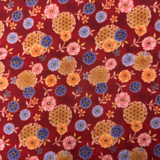 5 1/2 Yds x 42" Kimono Collection Quilt Gate For Fabric Innovations Cotton Fabric