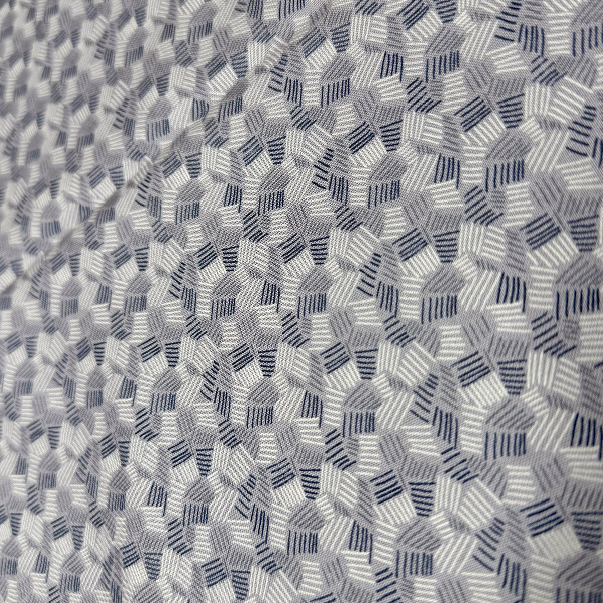 ✂️ 44" Blueberry Hatchmarks Hometown Americana by Connecting Threads Cotton Fabric