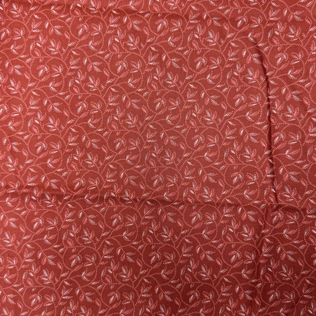 2 3/4 Yds x 44" Red Wildflower Serenade by Connecting Threads Cotton Fabric