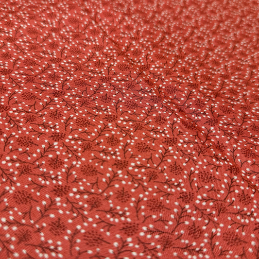 ✂️ 44" Dark Dusty Rose Hometown Americana by Connecting Threads Cotton Fabric&nbsp;