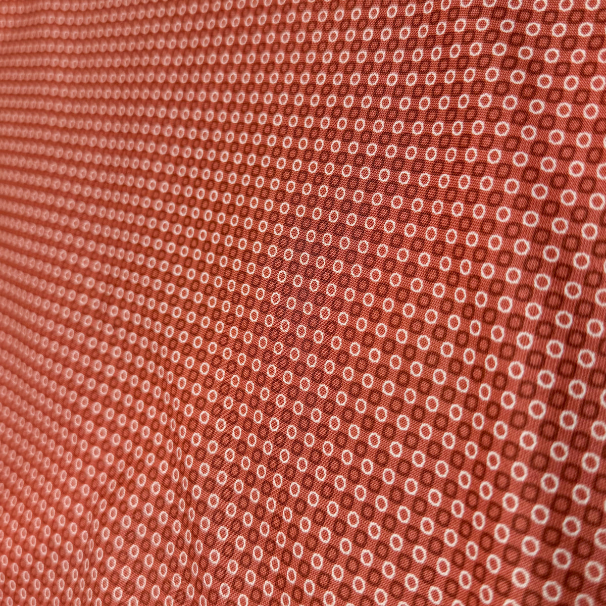 ✂️ 44" Red Circle Grid Hometown Americana II by Connecting Threads Cotton Fabric