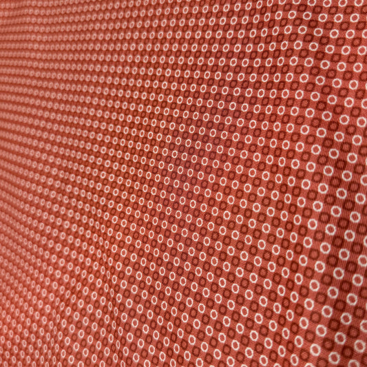 ✂️ 44" Red Circle Grid Hometown Americana II by Connecting Threads Cotton Fabric