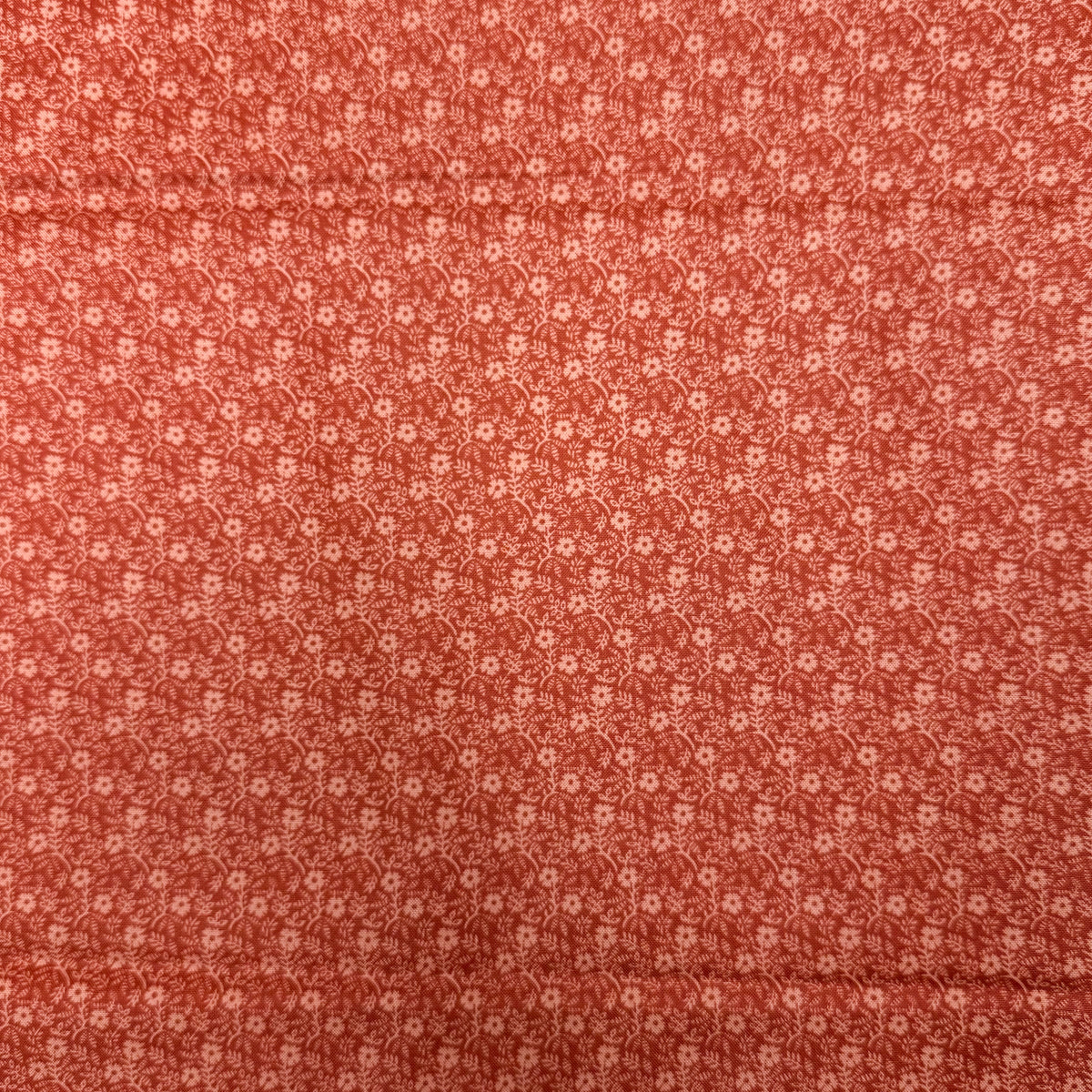 ✂️ 44" Rusty Brick Floral Hometown Americana by Connecting Threads Cotton Fabric