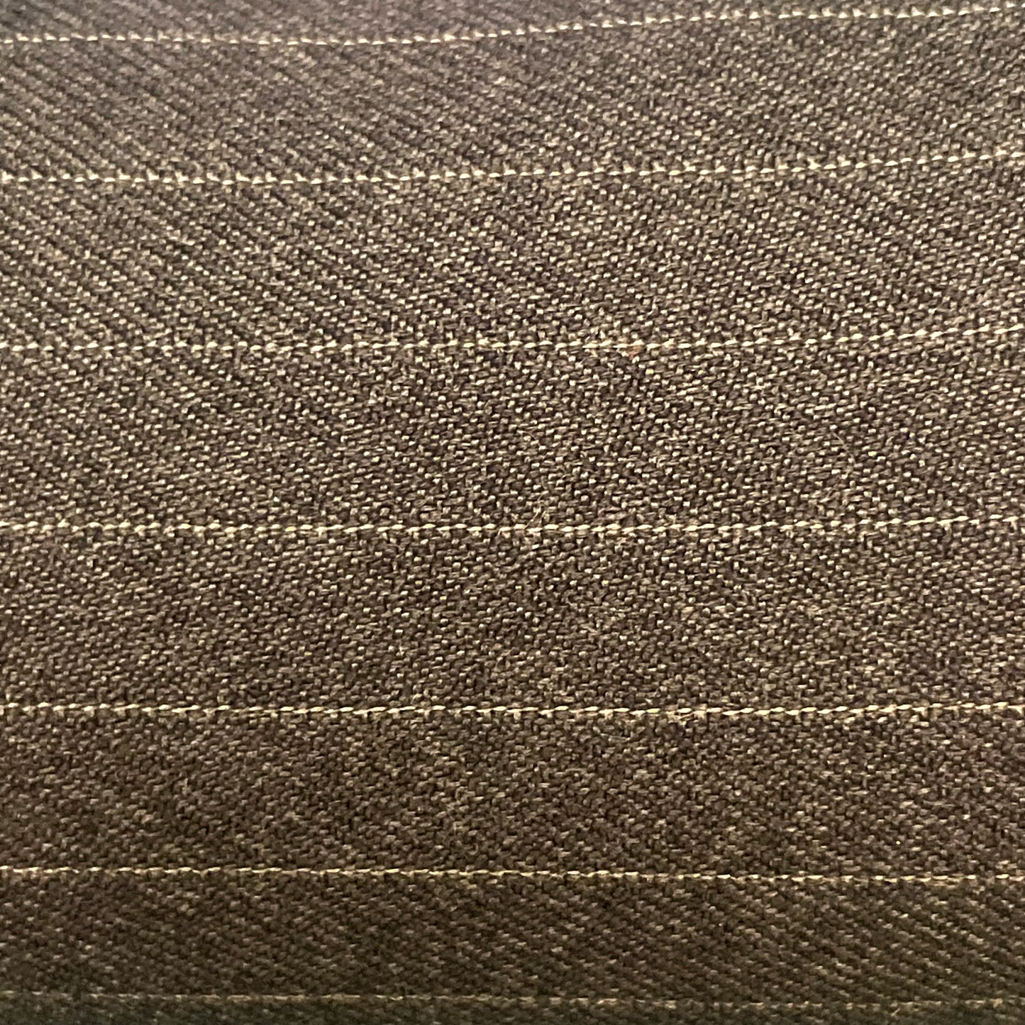 1 Yd Dark Grey Pinstripe England Wool