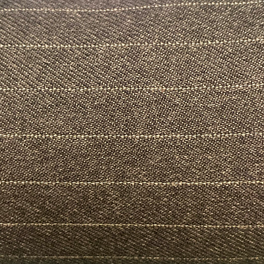 1 Yd Dark Grey Pinstripe England Wool
