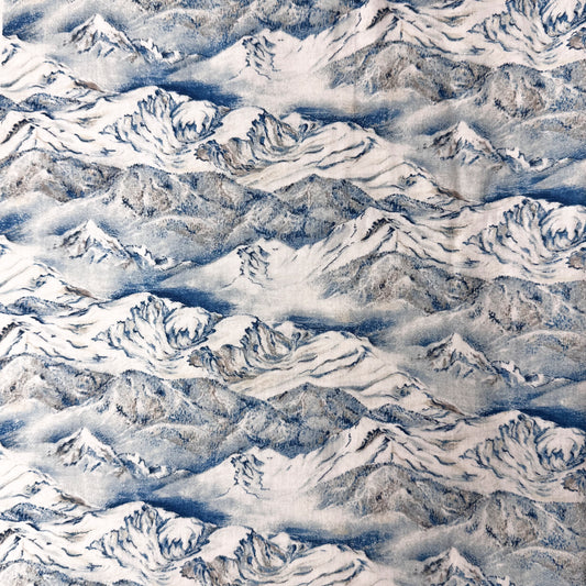 7 Yds x 45" Mountain Wave Classic Cottons Fabric
