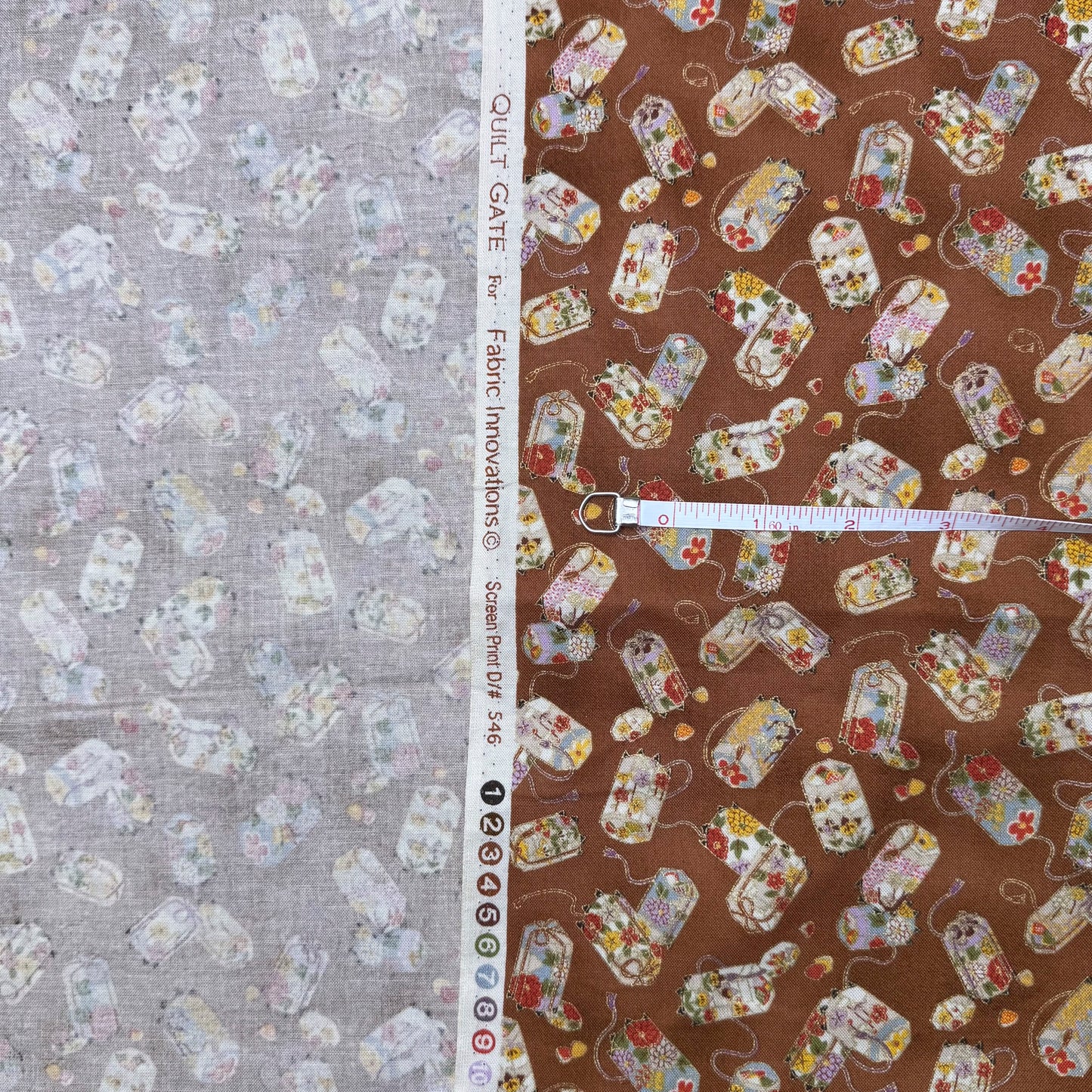 1+ Yd x 44" Kimono Collection Quilt Gate for Fabric Innovation Cotton Fabric