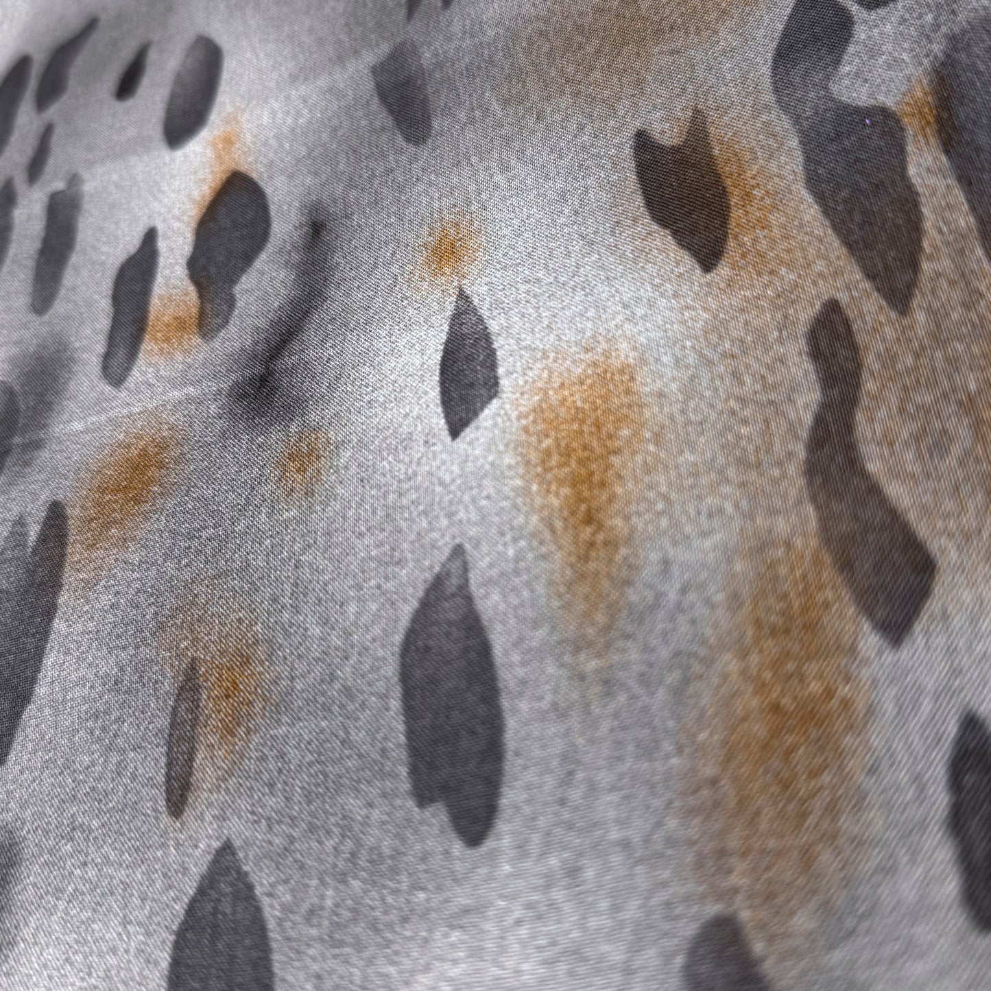 6 3/4 Yds x 44" Grey Spotted JoAnn Cotton Fabric