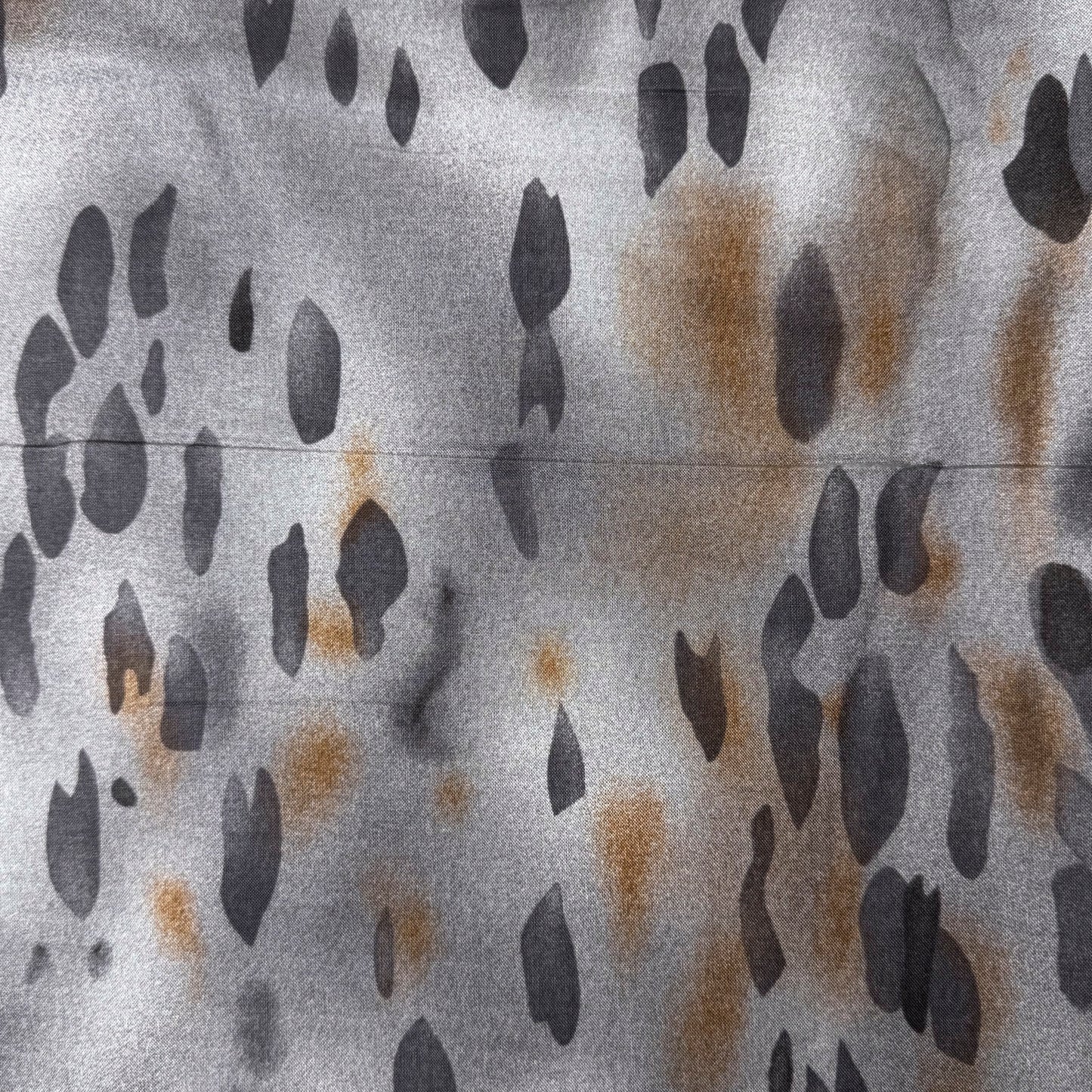 6 3/4 Yds x 44" Grey Spotted JoAnn Cotton Fabric