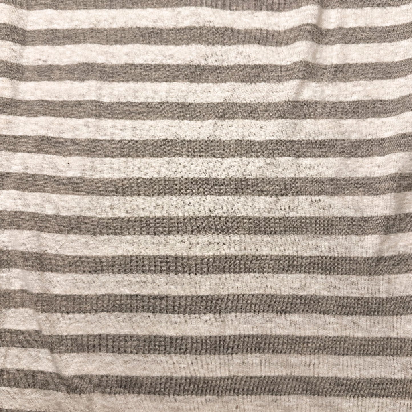 1 Yd x 54" Grey White Stripe Synthetic Knit Fabric