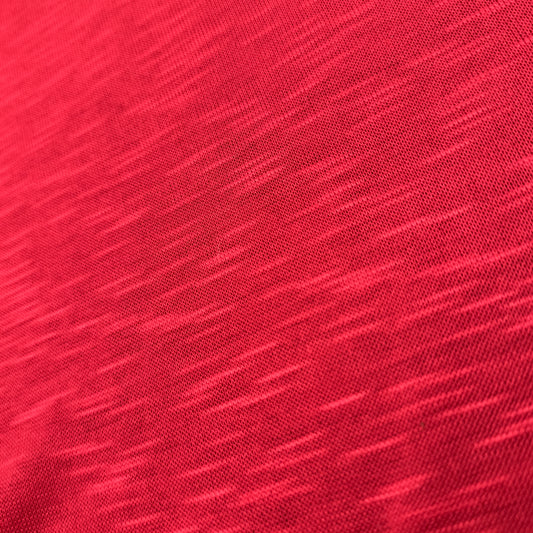 3 1/3 Yds x 68" Red Synthetic Knit Fabric