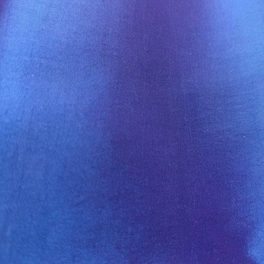 2 1/2 Yds x 58" Purple Blue DuoTone 52% Poly 48% Nylon Fabric *tape residue in a couple spots